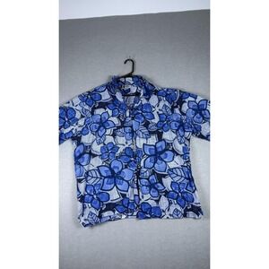 Aloha‎ Republic Shirt Mens 2XL Hawaiian Floral Button Up Made in Hawaii USA